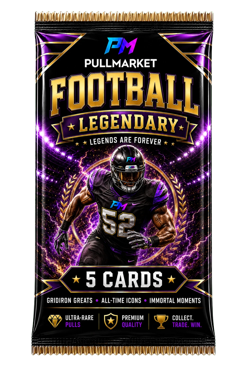 Football Legendary - 5 Cards artwork